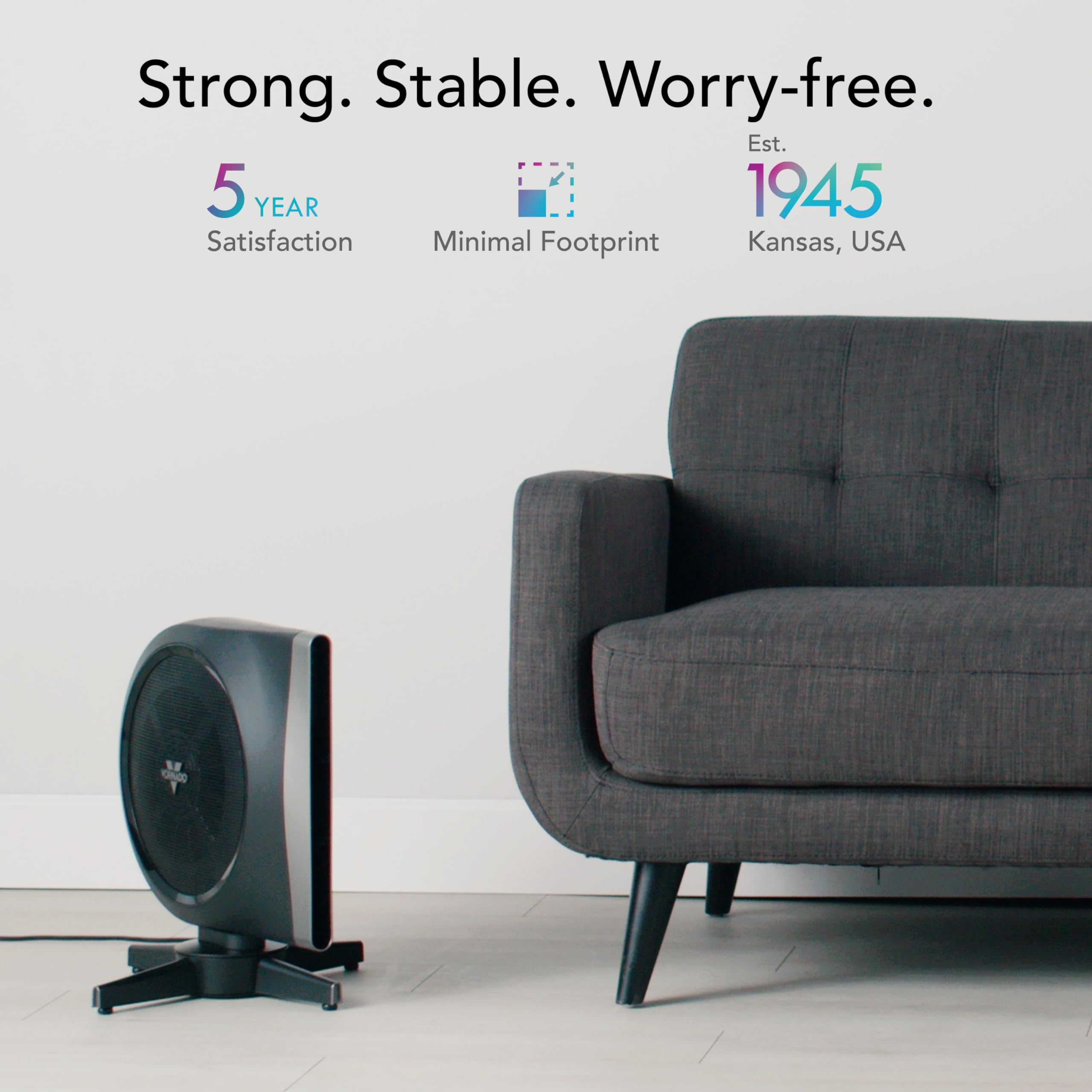 Strata Compact Oscillating Tower Fan with Remote - Image 11
