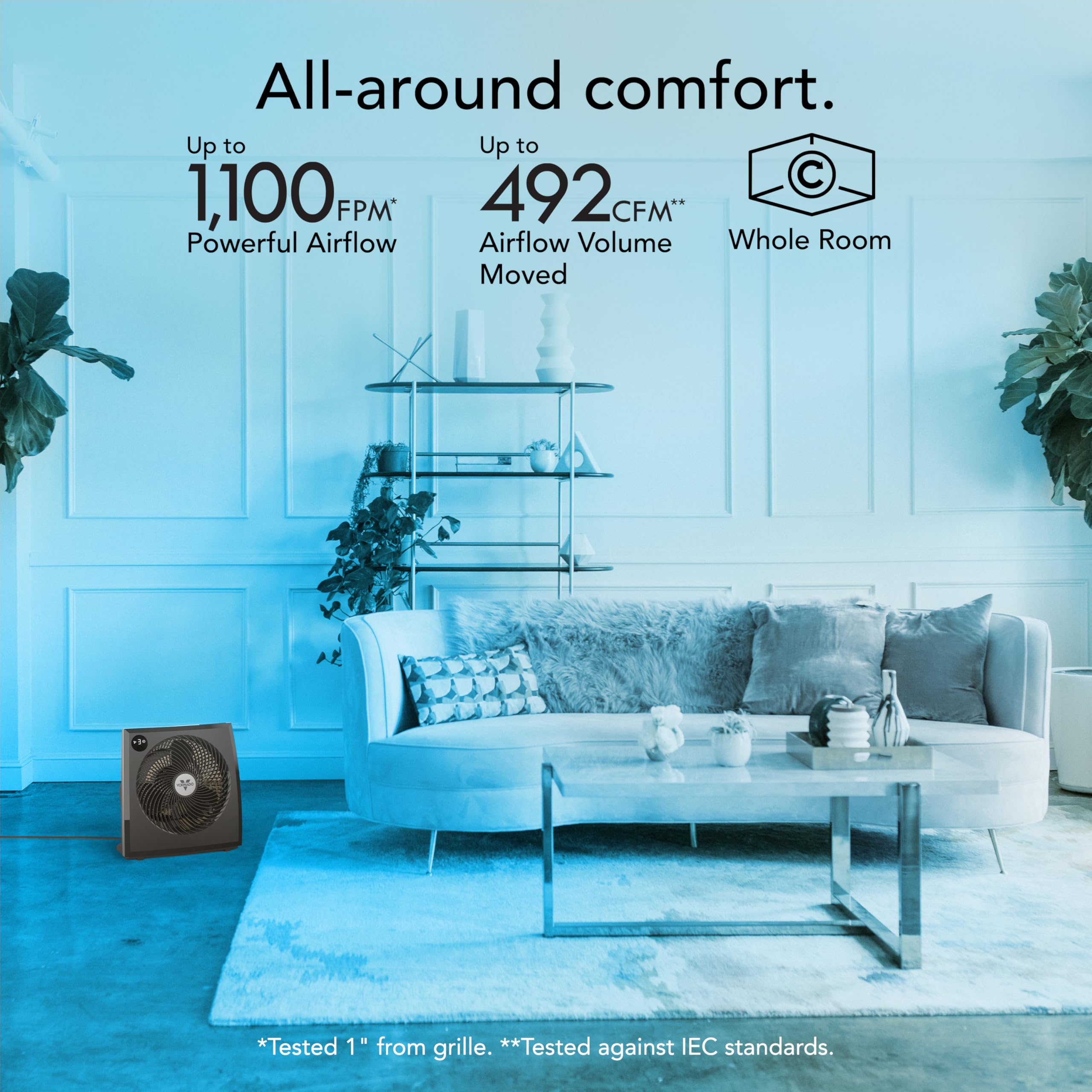 Vornado 279TR Whole Room Air Circulator. Black - Image 6