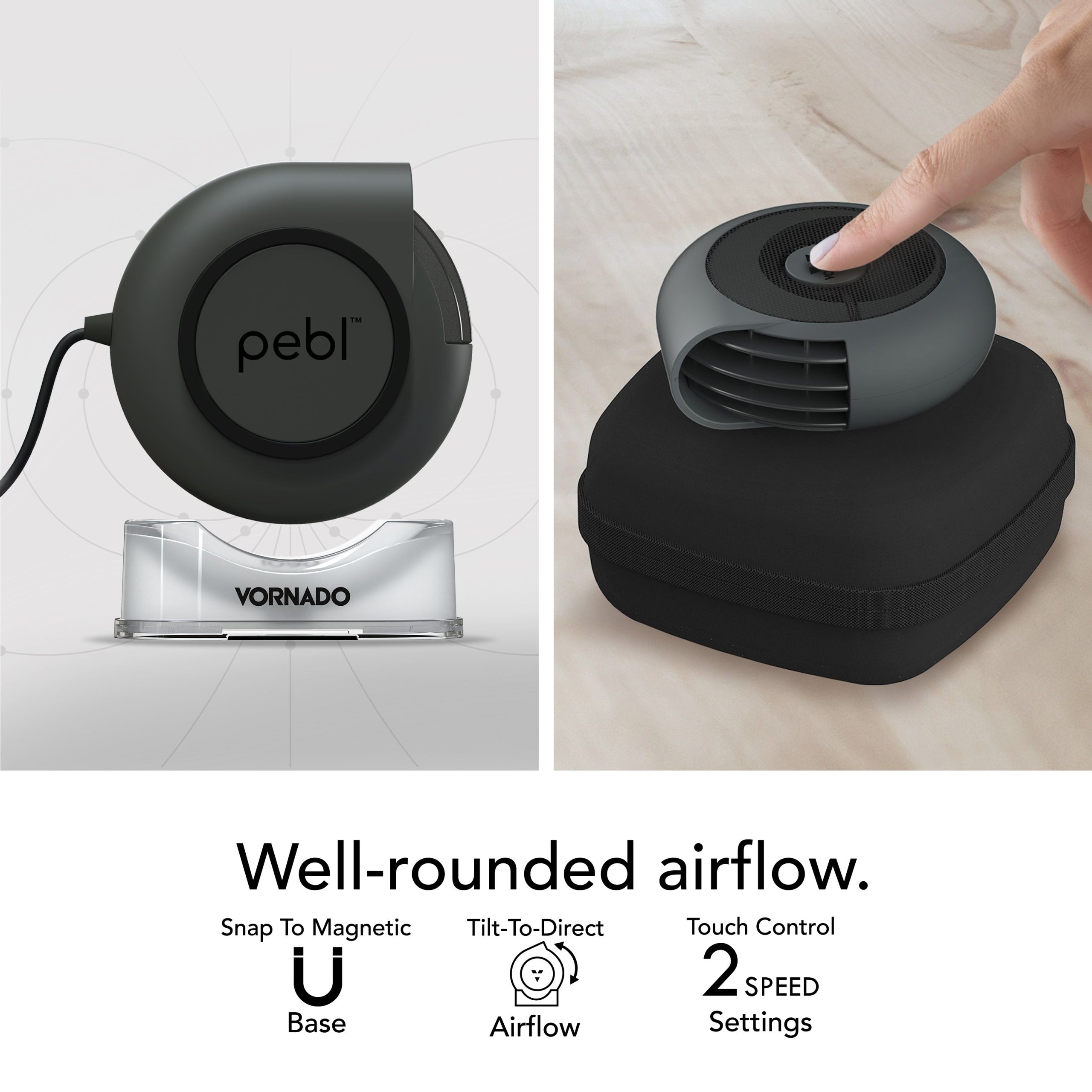 PEBL PAK Portable Desk Fan with Carry Case - Image 6