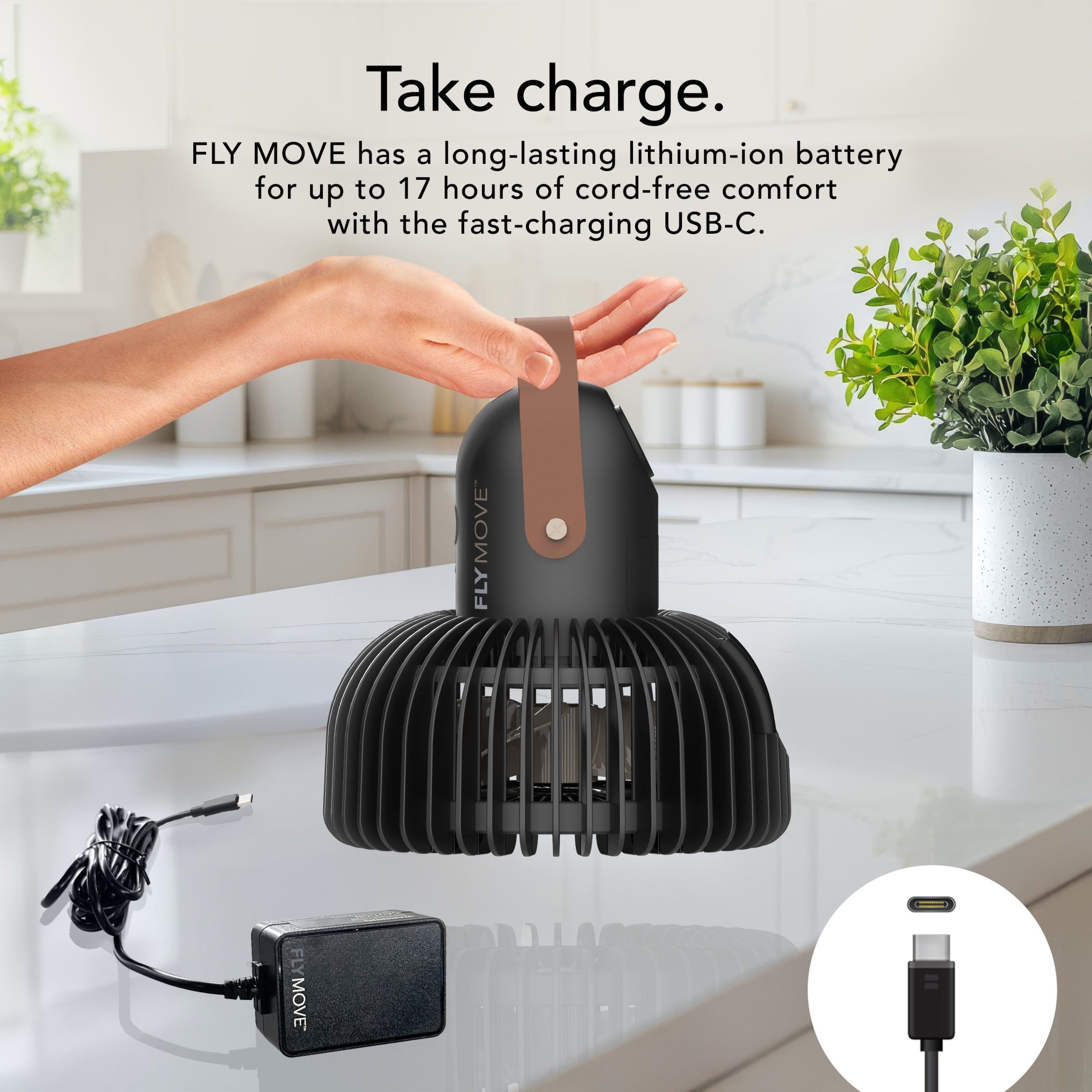 Fly Move Rechargeable Ultraportable Fan - Image 8
