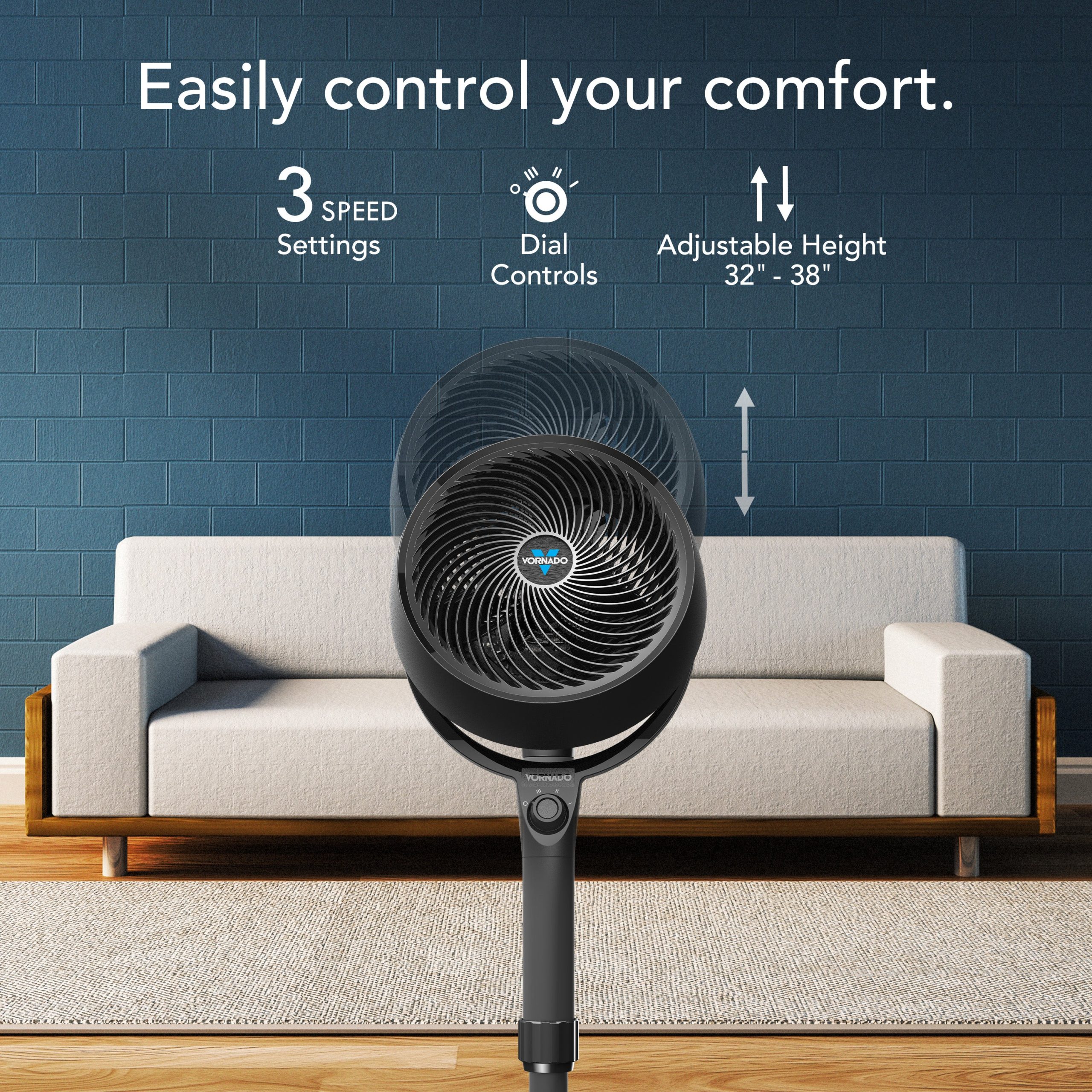 683 Medium Pedestal Air Circulator - Image 9